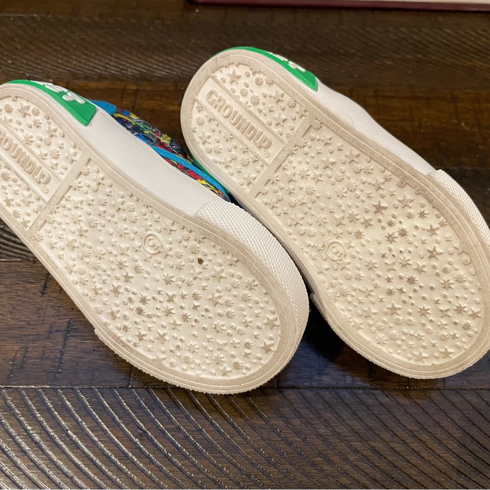 Kids Slip-On Canvas Shoes in Multicolor and Blue - Picture 5 of 5